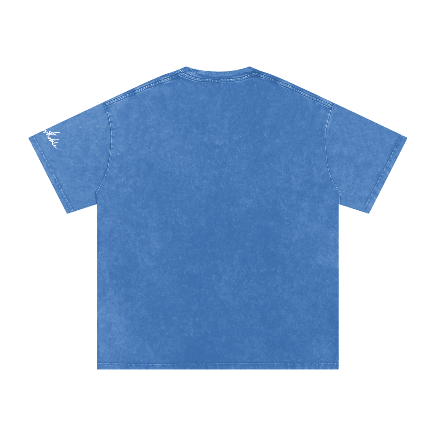 "Do not feed the pilgrims" Snow Washed Oversized Cotton T-Shirt