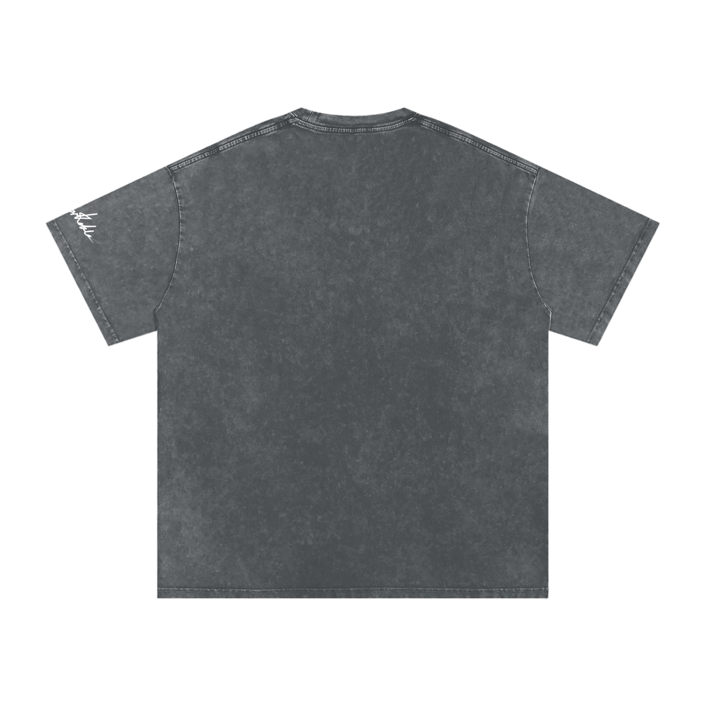 "Do not feed the pilgrims" Snow Washed Oversized Cotton T-Shirt