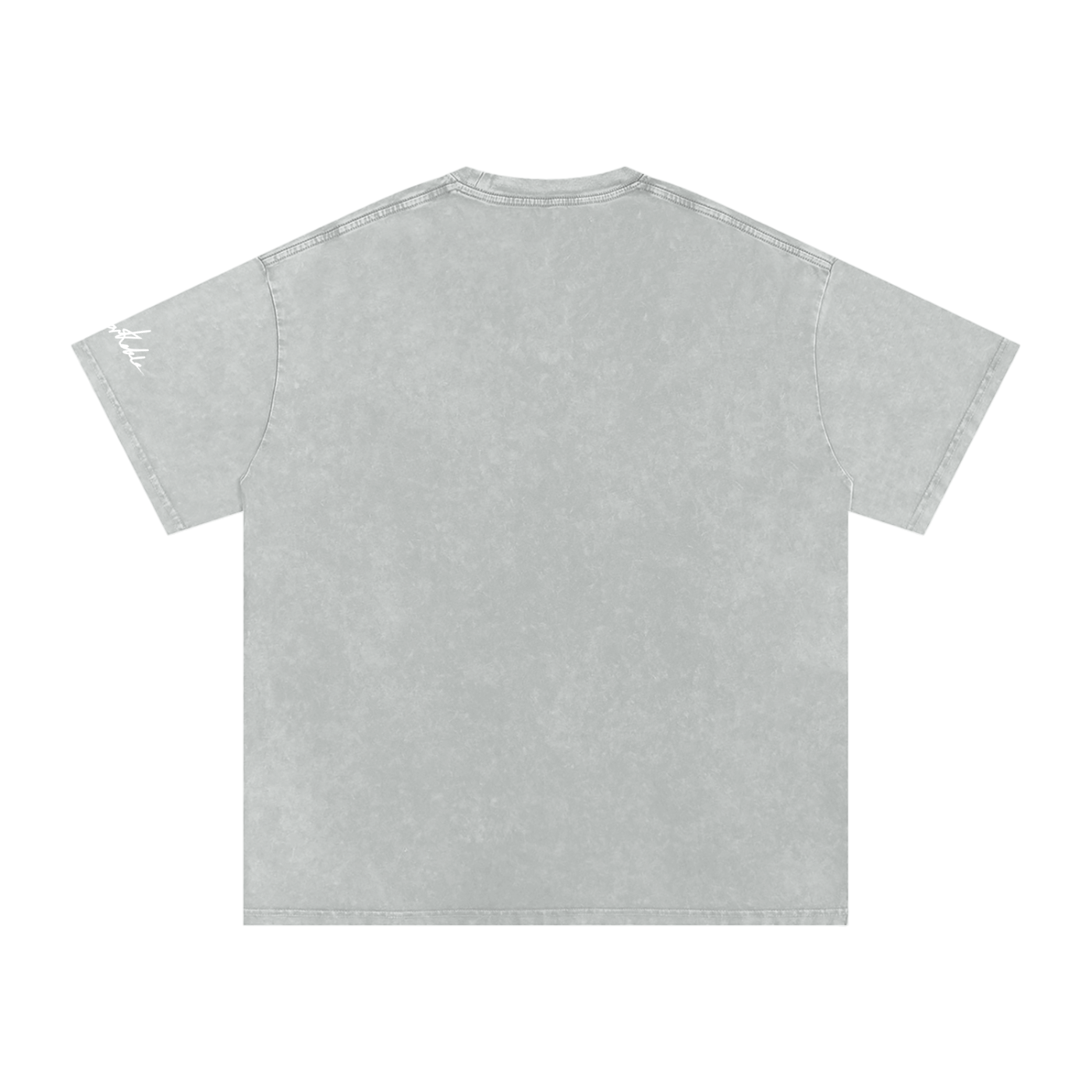 "Do not feed the pilgrims" Snow Washed Oversized Cotton T-Shirt