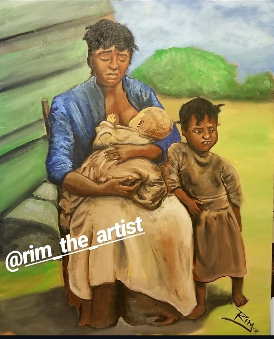 Wet nursing (sold)